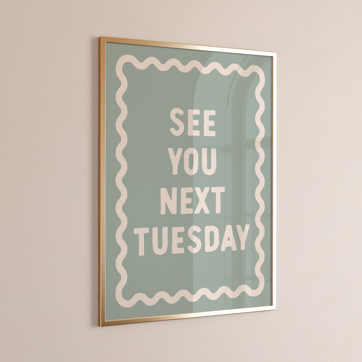 See You Next Tuesday, Unframed Card Art Print